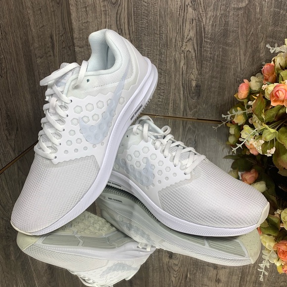 ❤️ Nike Downshifter 7 men’s white/pure platinum - Picture 5 of 8